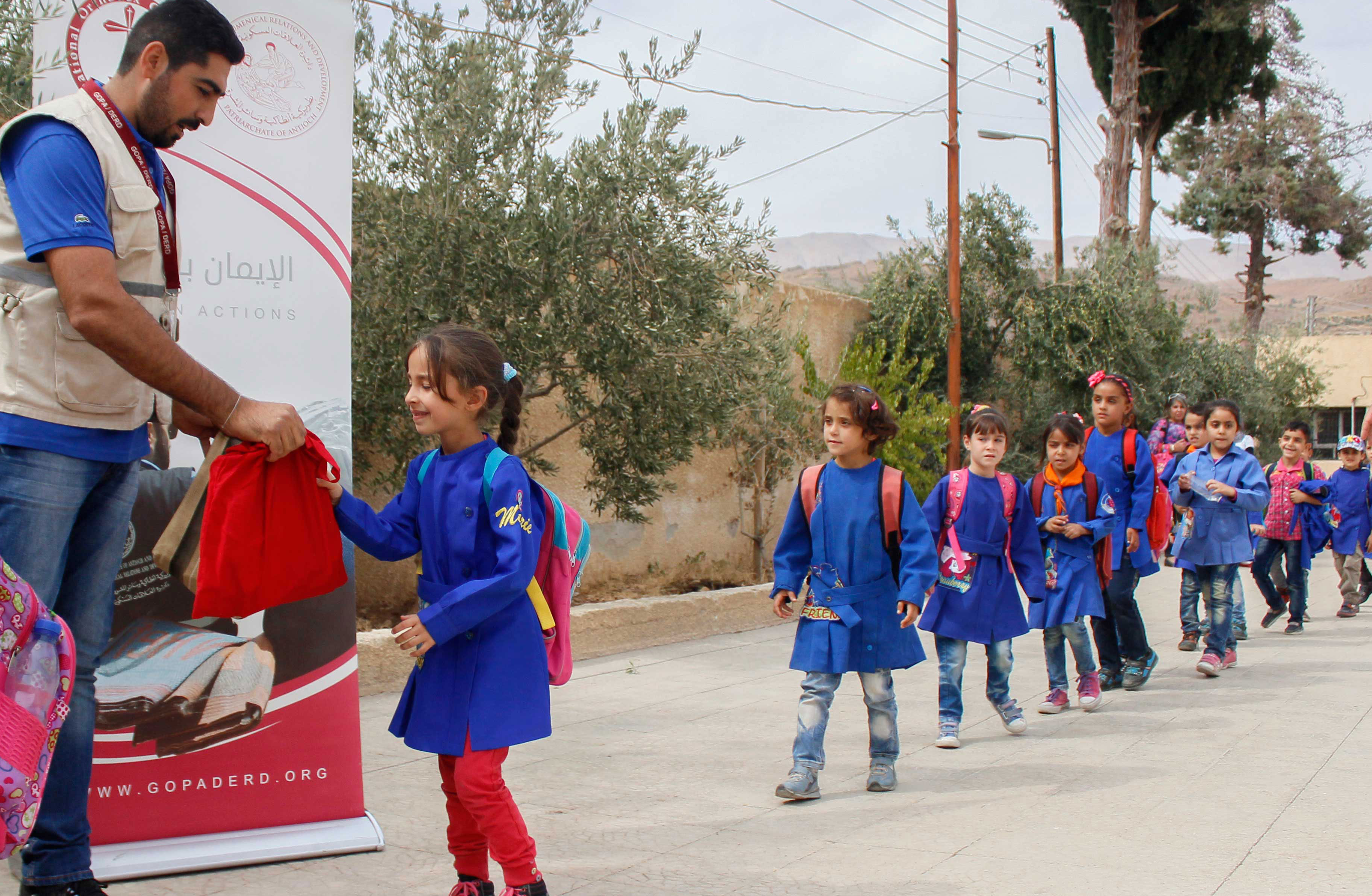 Distribution of Hygiene School kits